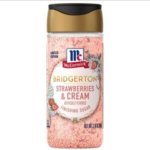 McCormick Bridgerton Finishing Sugar Strawberries & Cream Limited Edition
